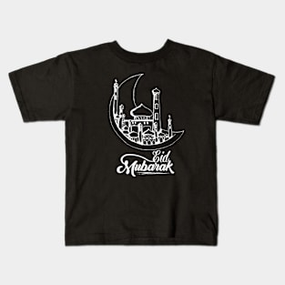 Eid mubarak islamic Kids T-Shirt